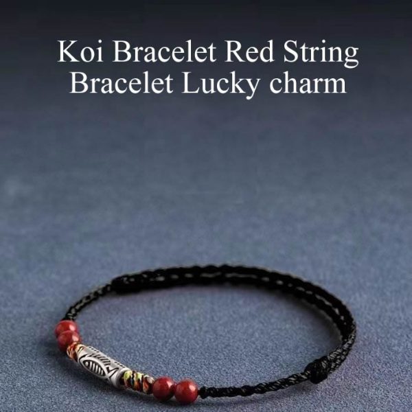 Koi Bracelet Red String Bracelet Buddhist Lucky charm