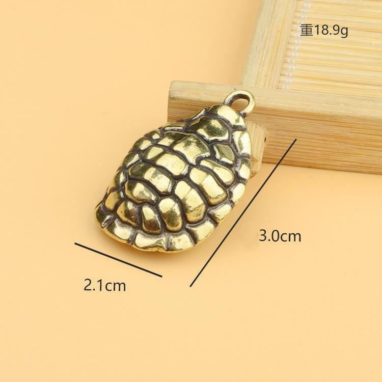 Turtle Shell Car key pendant attracting wealth3