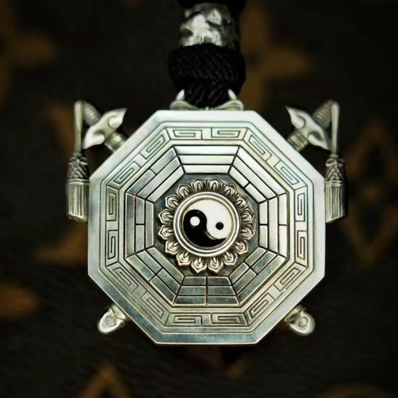 Yin Yang Necklace Bagua amulet
