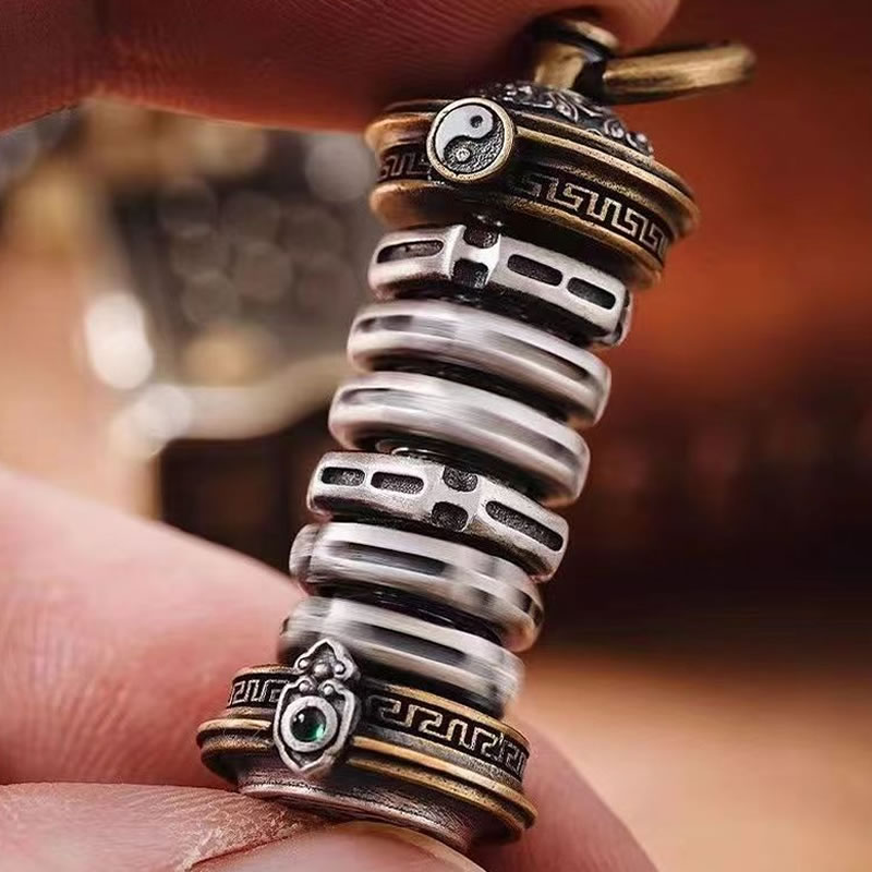 Heaven's secrets Pendant prayer wheel